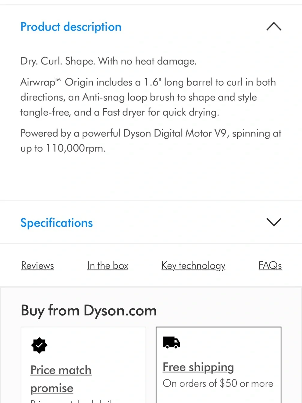 Dyson Airwrap Hair Styler Set in Silver and Copper - Picture 3 of 5